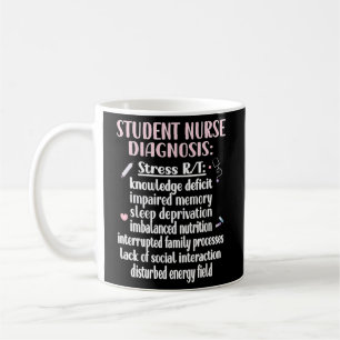 Mug Infirmière de l'étudiant Diagnostic de soins infir