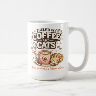 Mug Infirmière de nuit : chats, café et patte personna
