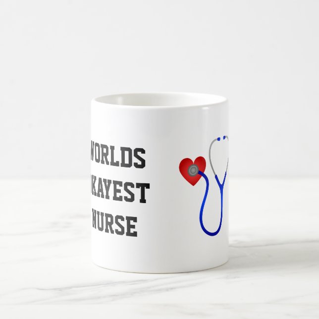 Mug Infirmière d'Okayest des mondes (Centre)
