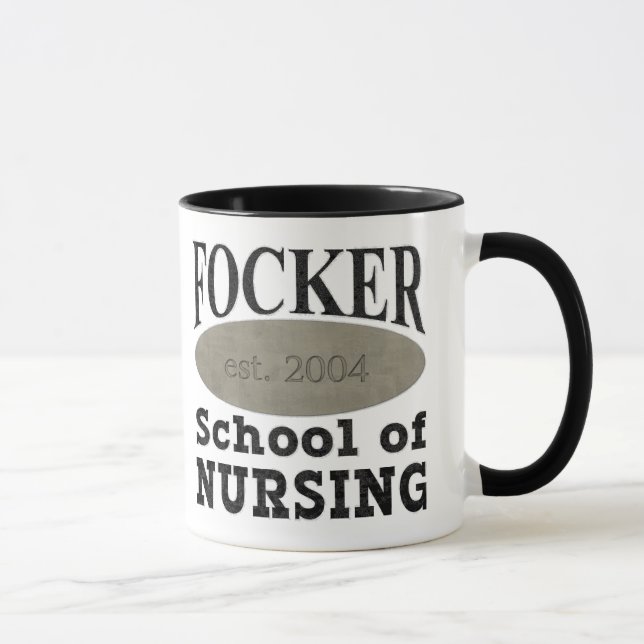 Mug Infirmière drôle d'école de soins infirmiers de (Droite)