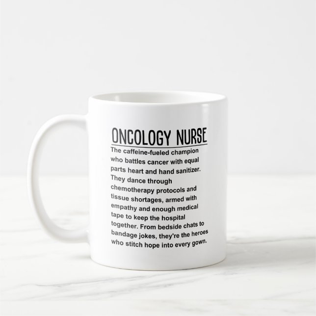 Mug Infirmière en oncologie (Gauche)
