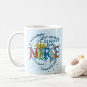 Mug Infirmière en soins cardiaques devise