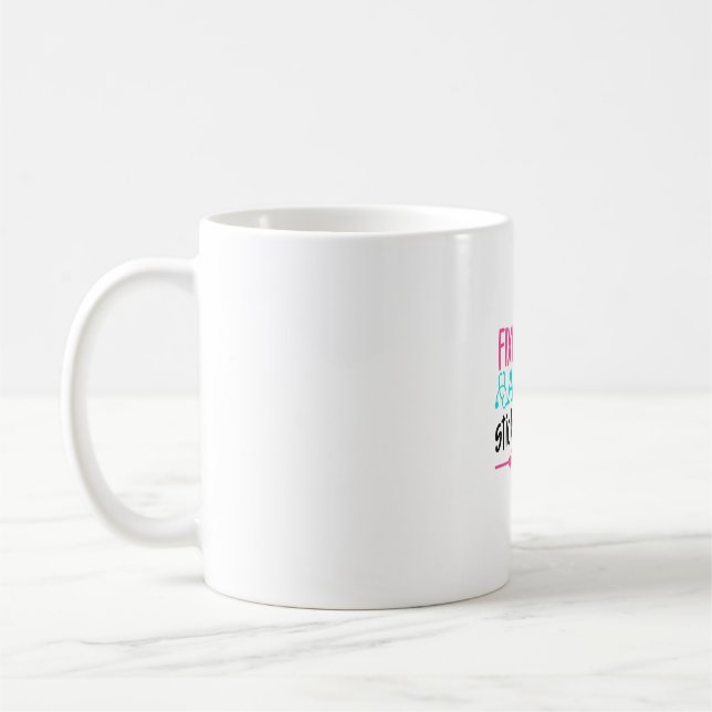 Mug Infirmière Fixation Cadeau' Coupes Boutons' (Gauche)