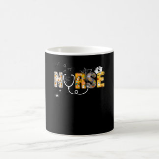 Mug Infirmière Halloween cadeau de chemise avec Citrou
