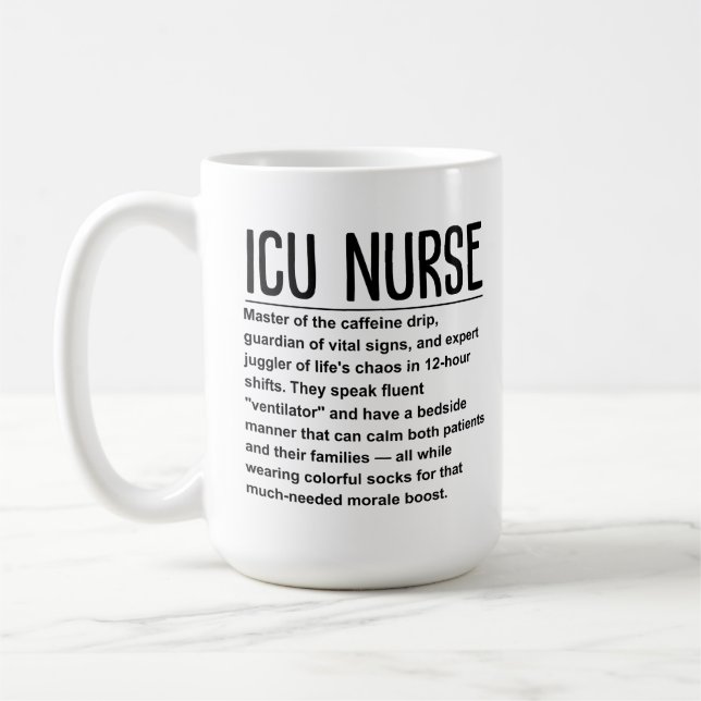 Mug Infirmière ICU (Gauche)