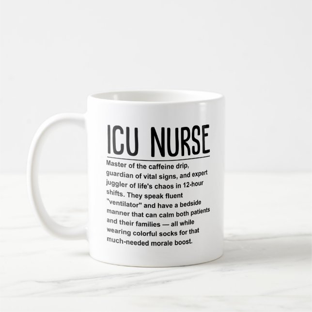 Mug Infirmière ICU (Gauche)