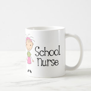 Mug Infirmière mignonne d'école