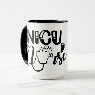 Mug Infirmière NICU personnalisée (infirmière blonde)
