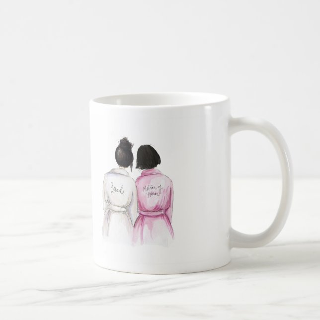 Mug Infirmière noire de Bob de noir de jeune mariée de (Droite)