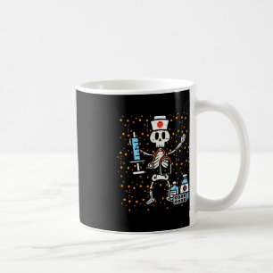 Mug Infirmière orthopédique Halloween Squelette Scrute