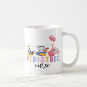 Mug Infirmière pédiatrique Animal Safari Zoo Enfants I