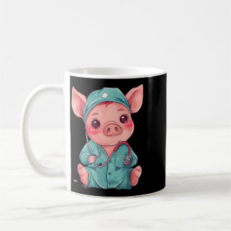 Mug Infirmière Pig Healthcare Soins Infirmiers Infirmi