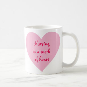Mug Infirmière Pink Coeur Design