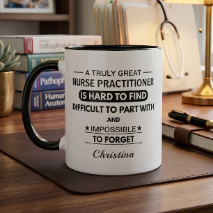 Mug Infirmière praticienne personnalisée