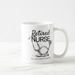Mug Infirmière retraitée drôle retraite infirmière