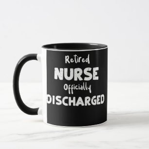 Mug Infirmière retraitée officiellement déchargée