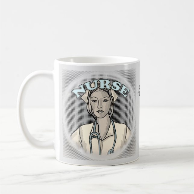 Mug infirmière rétro (Gauche)