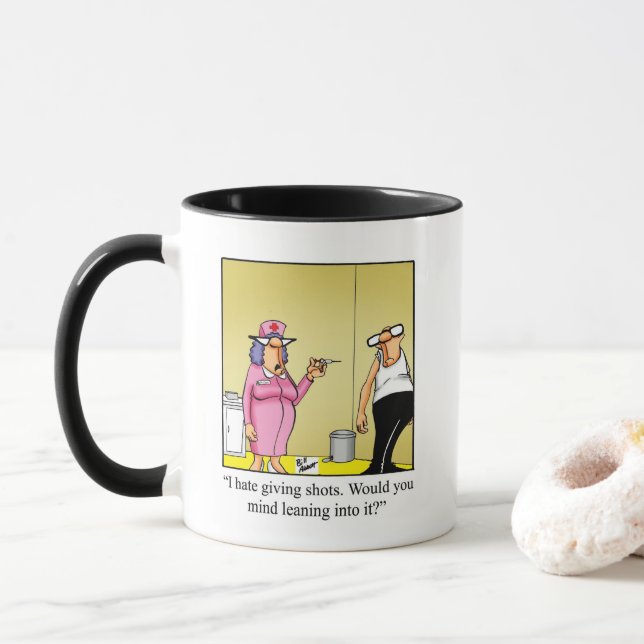 Mug Infirmière sur mesure/Humour Médicale (Avec donut)