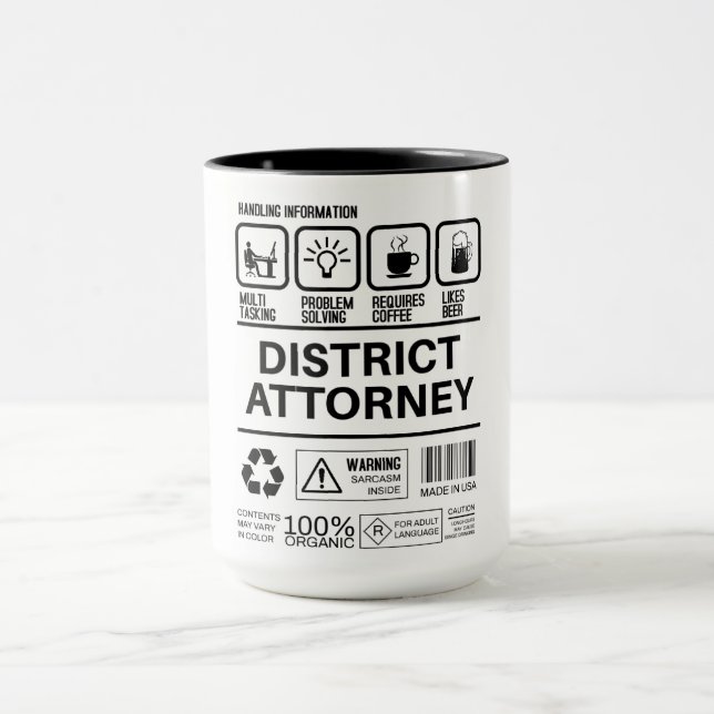 Mug Informations amusantes sur la gestion des services (Centre)