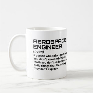 Mug Ingénieur aérospatial - Drôle Définition B-1