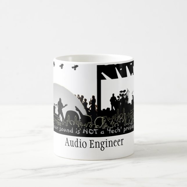 Mug Ingénieur audio - "pas un problème de technologie (Centre)