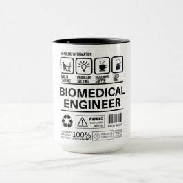 Mug Ingénieur biomédical amusant Informations de manip