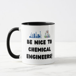 Mug Ingénieur chimiste drôle — Soyez gentil avec les C