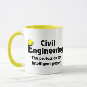 Mug ingénieur civil intelligent