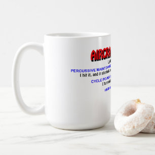 Mug Ingénieur d'aéronef Langue 101