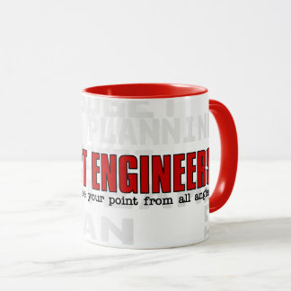 Mug Ingénieur de gestion de projet drôle avec nom