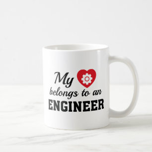 Mug Ingénieur des membres du coeur