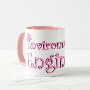 Mug Ingénieur Environnemental Rose