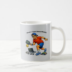 Mug Ingénieur logiciel jouant au pickleball avec une r