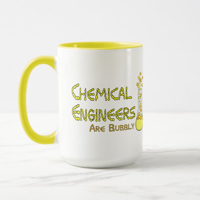 Mug Ingénieurs chimiques de bulbbly (Gauche)