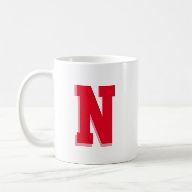 Mug Initiale monogramme (Gauche)