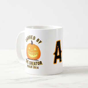 Mug Initiale personnalisée sculptée par le créateur