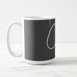 Mug Initiales minimalistes Monogrammes professionnels