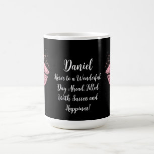 Mug Initiales Monogramme modifiable Mesaje & photo noi