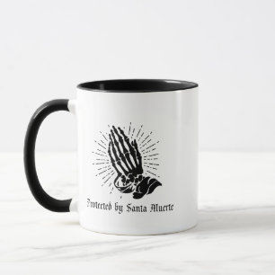 Mug Initiales père Noël Muerte Protection