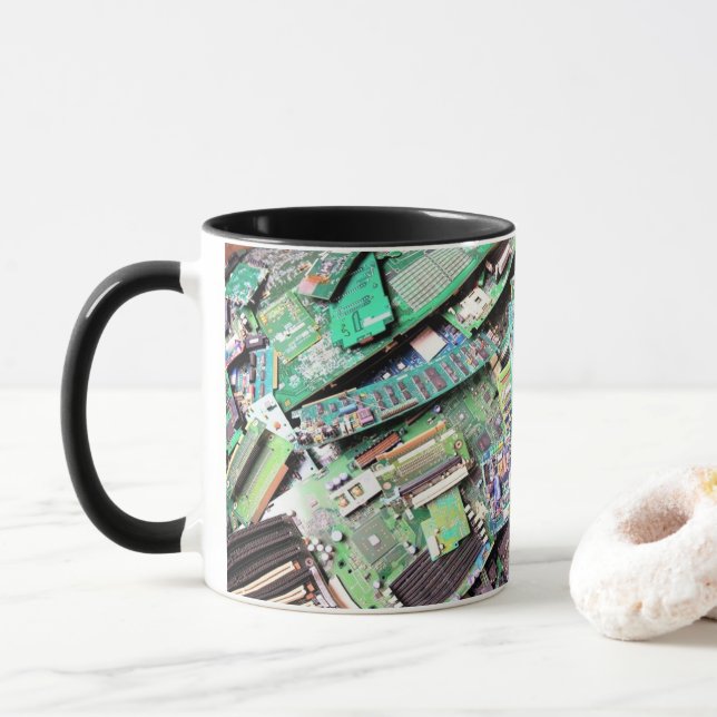 Mug - Innergies de l'ordinateur (Avec donut)