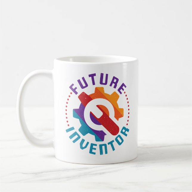 Mug Innovateur en invention de l'inventeur futur (Gauche)