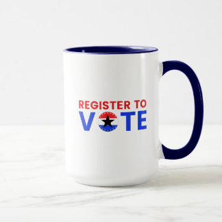 Mug Inscrivez-Vous Pour Voter Élection USA 2024 Voter