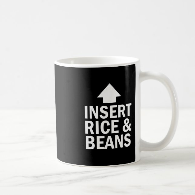 Mug Insérer la flèche pointant vers le riz et les hari (Droite)