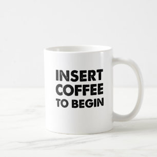Mug Insérer une pâte amusante au café