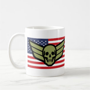 Mug Insigne d'aviateur Drapeau américain