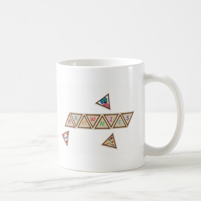 Mug Insigne de "brownie" (Droite)