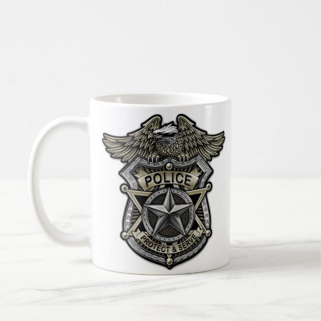 Mug Insigne de police (Gauche)