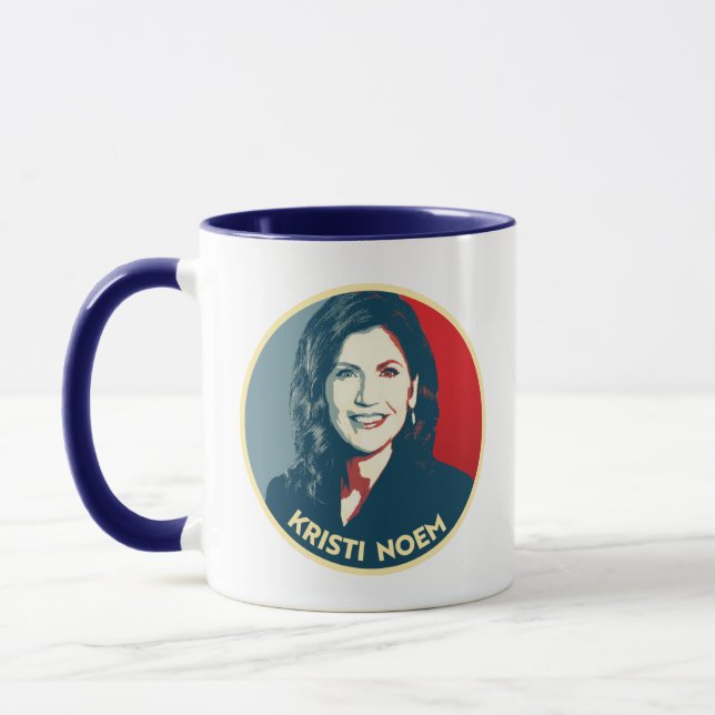 Mug INsigne de propagande KRISTI NOEM (Gauche)