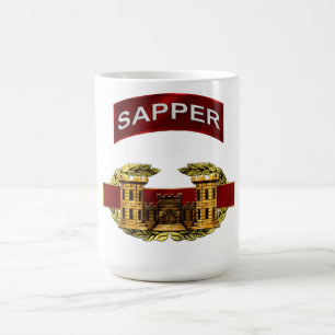 Mug Insigne d'ingénieur de combat de soldat du génie