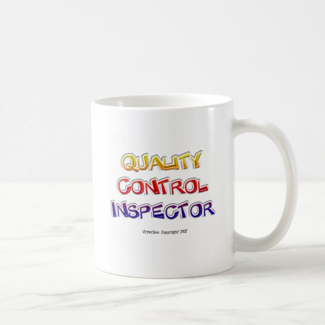 Mug Inspecteur de contrôle de qualité (Droite)